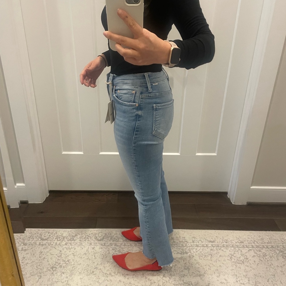 !NEW! Mother Insider Crop Step Fray Limited Edition Sz 25 - Picture 10 of 10
